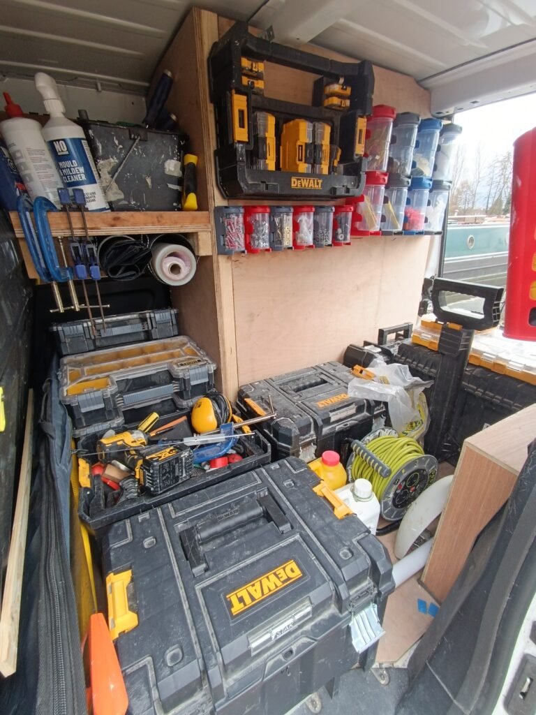 TradesPro handyman van with organised tools